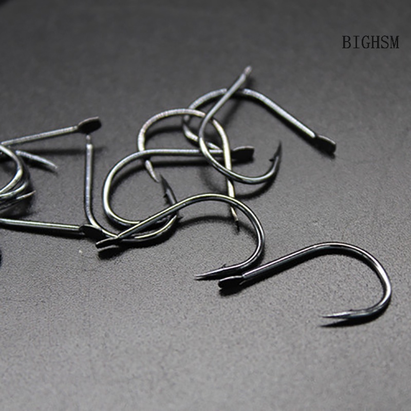Bighsm Set 100 Lưỡi Câu Cá Chuyên Dụng Kèm Hộp Đựng 100 Móc Câu skk