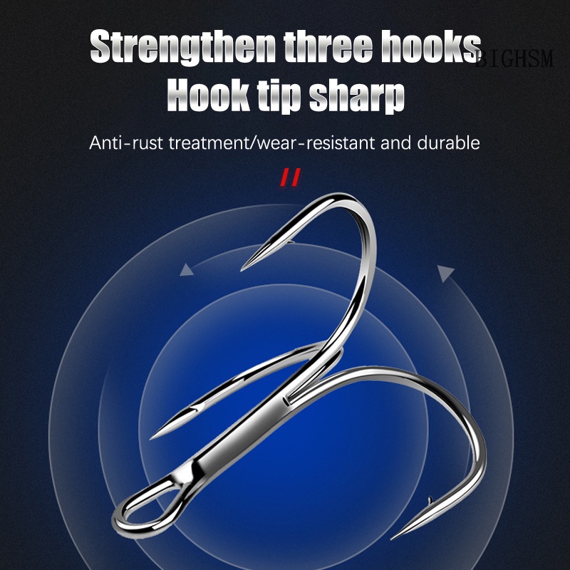 Bighsm Mồi Câu Cá Giả Lưỡi Kim Loại Có Móc Câu Rung Động