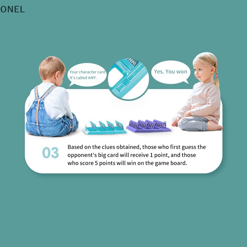 Bộ Đồ Chơi board game onel who is it family Đoán Bàn Vui Nhộn montessori Giảm Căng Thẳng