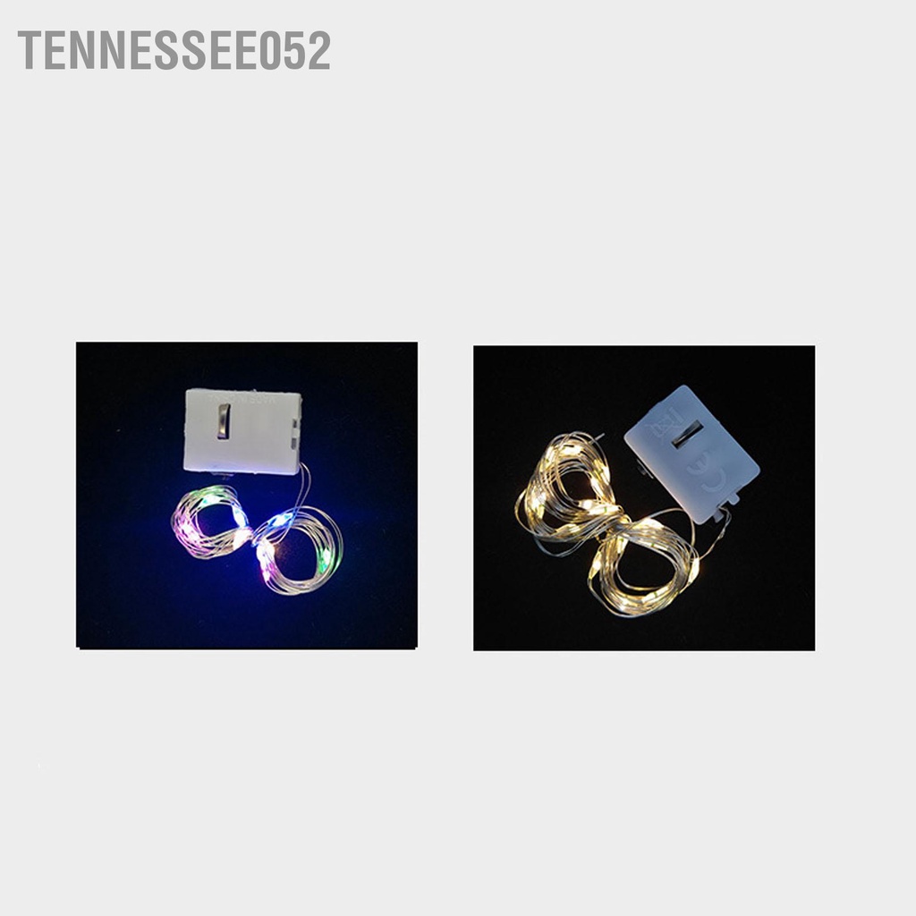 Tennessee052 Đèn Dây Cổ Tích 3 Chế Độ Chiếu Sáng Đồng Linh Hoạt Chạy Bằng Pin LED Cho Hộp Hoa Bánh