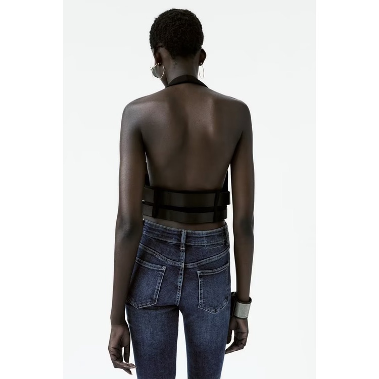 Hàng Mới Về Mới Áo Hai Dây Phong Cách Âu Mỹ Thời Trang Mùa Thu Quyến Rũ Cho Nữ w03 4315 2023