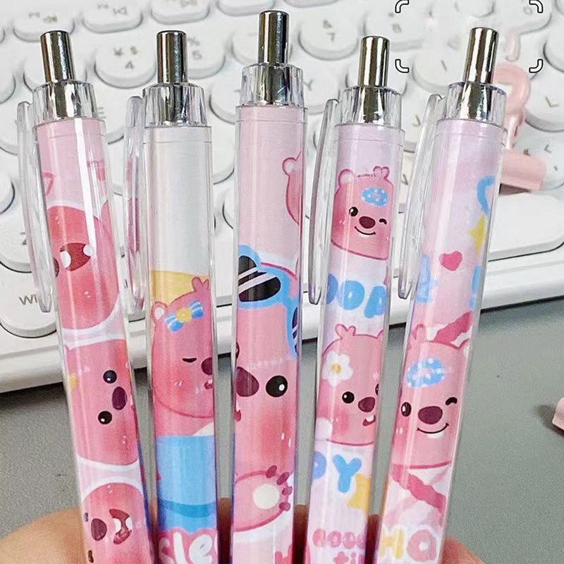 Bút Mực Đen Nhanh Khô Ngòi 0.5Mm Kiểu Dáng Dễ Thương Cho Học Sinh
