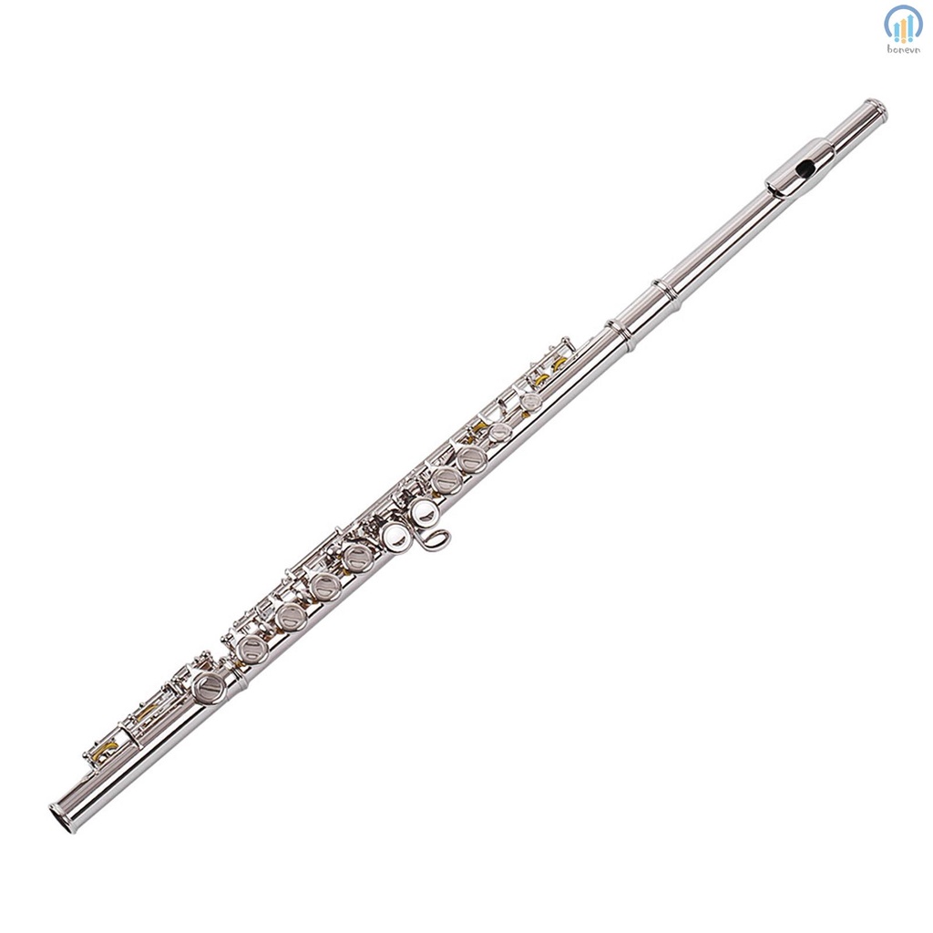 Beginner-friendly 16 Holes Closed Hole Flute in C Key with Cleaning Rod and Screwdriver