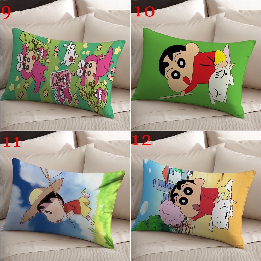 Vỏ Gối polyester Hình Chữ Nhật In Hình shin-chan nohara shinnosuke Trang Trí Nhà Cửa