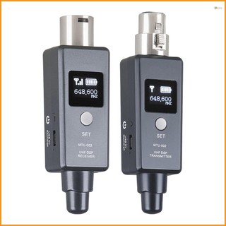 1 cặp micro không dây truyền tín hiệu không dây hf dsp & micc / dây hai chế độ cho micro