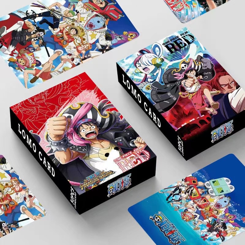 ONE PIECE Lomo Card Double-sided Color Printing Monkey·D·Luffy Roronoa Zoro Photocard 30pcs/box