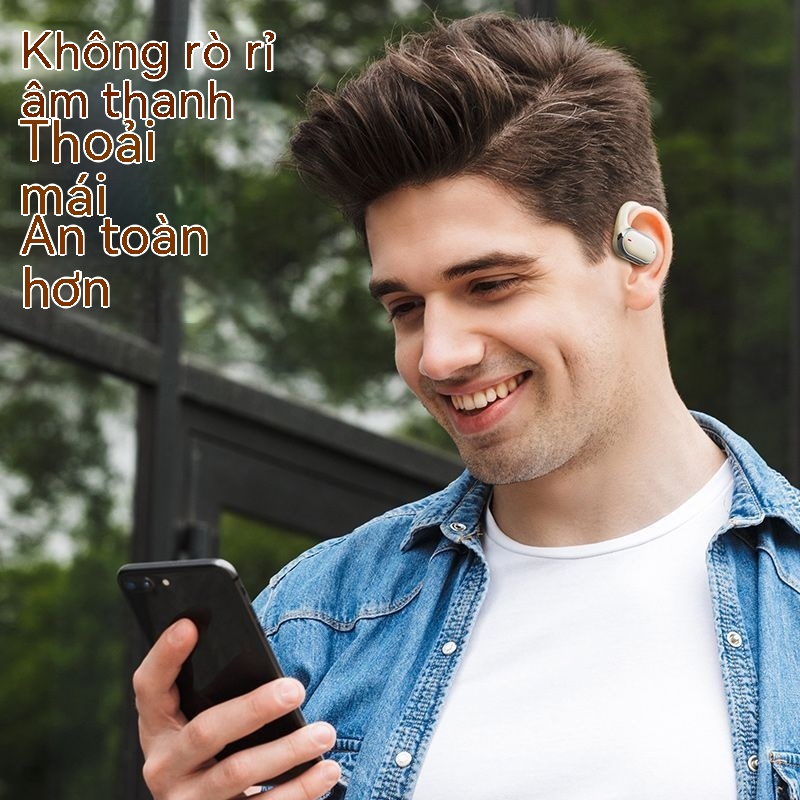 Xương Dẫn Không Dây Bluetooth Tai Nghe Mới Kiểu Tai Nghe Không Dây Kéo Dài Thể Thao Chạy Game Không Độ Trễ