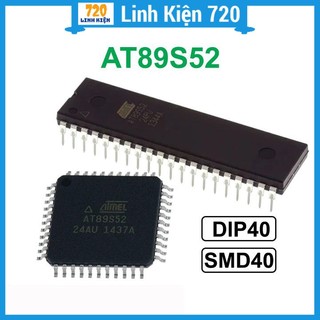 Vi điều khiển at89s52 24pu at89s52-24ju chân cắm / chân dán dip40