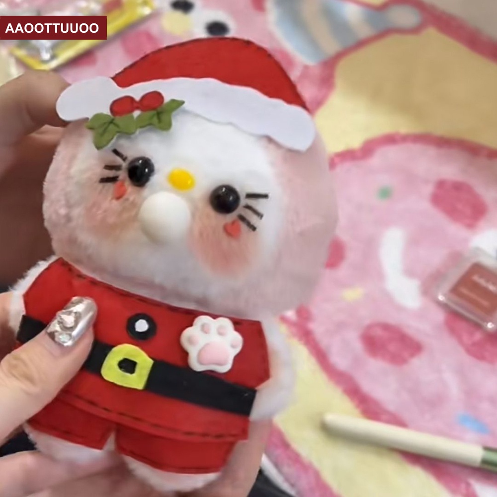 Móc Khóa Hình Búp Bê Thổi Bong Bóng Giáng Sinh Dễ Thương Dùng Làm Quà Tặng Bạn Gái / Bạn Gái diy