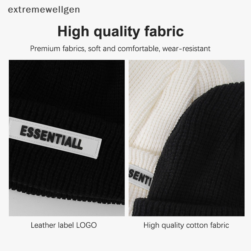 Mũ len Essential nam nữ, nón len đẹp phong cách hàn quốc