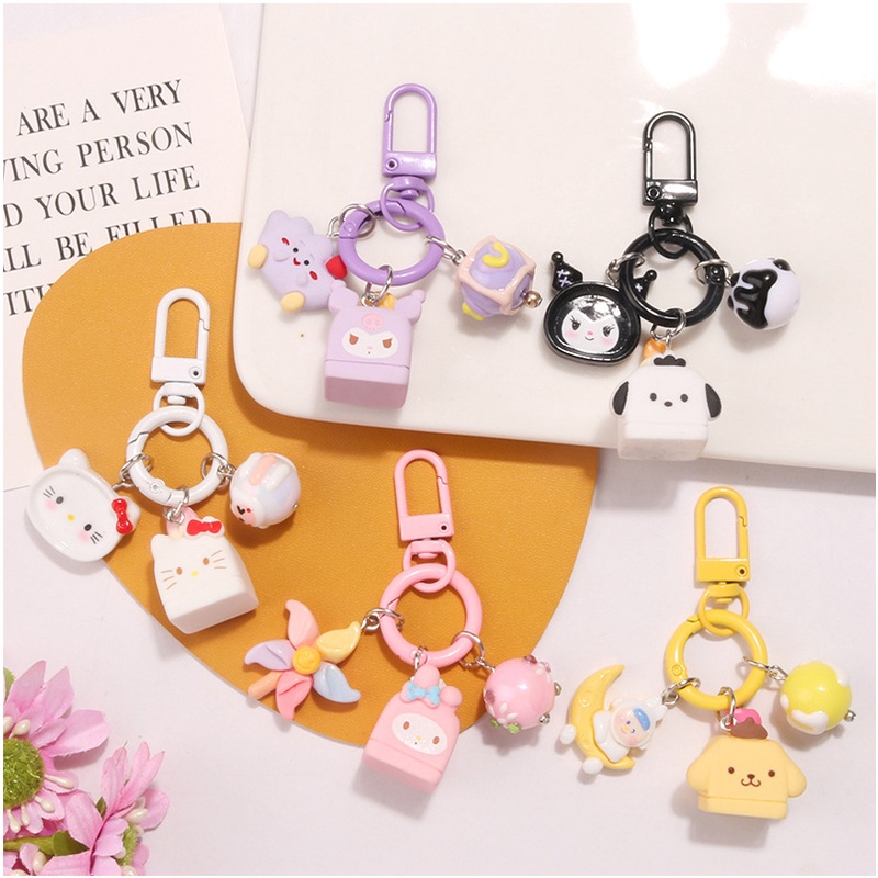 Hoạt Hình Móc Khóa Hình sanrio kuromi melody Dễ Thương