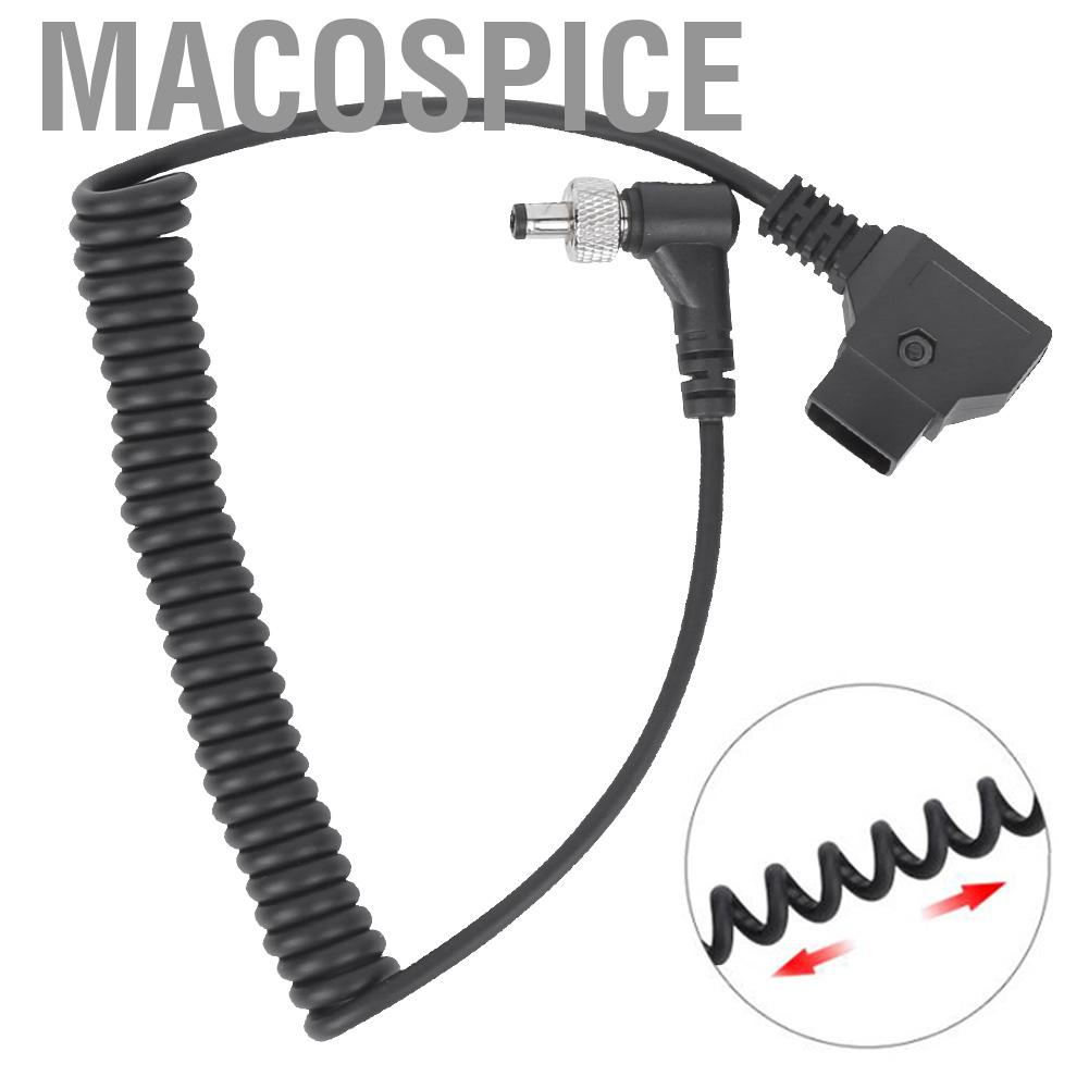 Macospice D‑TAP Plug To DC Port  Supply Cable Plastic Black Spring Power Wire