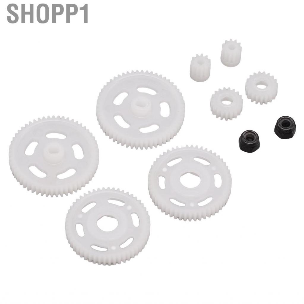 Shopp1 RC  Pinion Gear Set White Lightweight For Axial SCX24 1/24 Model Vehicle