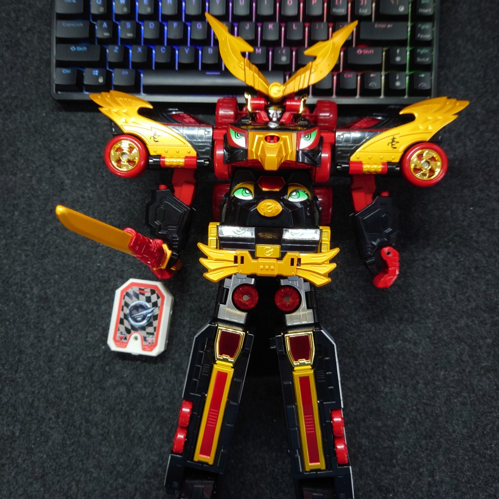Dx Go-onger 2008 | Đồ Chơi Siêu Nhân Cơ Động | Engine Sentai Go-onger | BandaiTặng ô tô