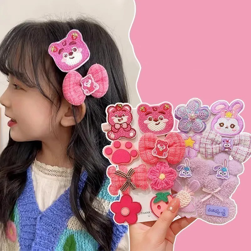Set 14 Kẹp Tóc Dễ Thương Ngọt Ngào Cho Bé Gái