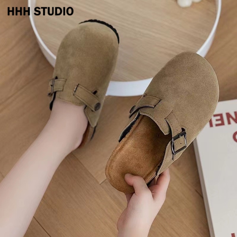 HHH  Giày Mary Jane Lolita đế cao Giày Búp Bê Đế da mềm đế êm thời trang 2023NEW Cho Nữ Chống bám bụi Đa dụng Mềm mại Lịch lãm FLF23B0K94 45Z231111