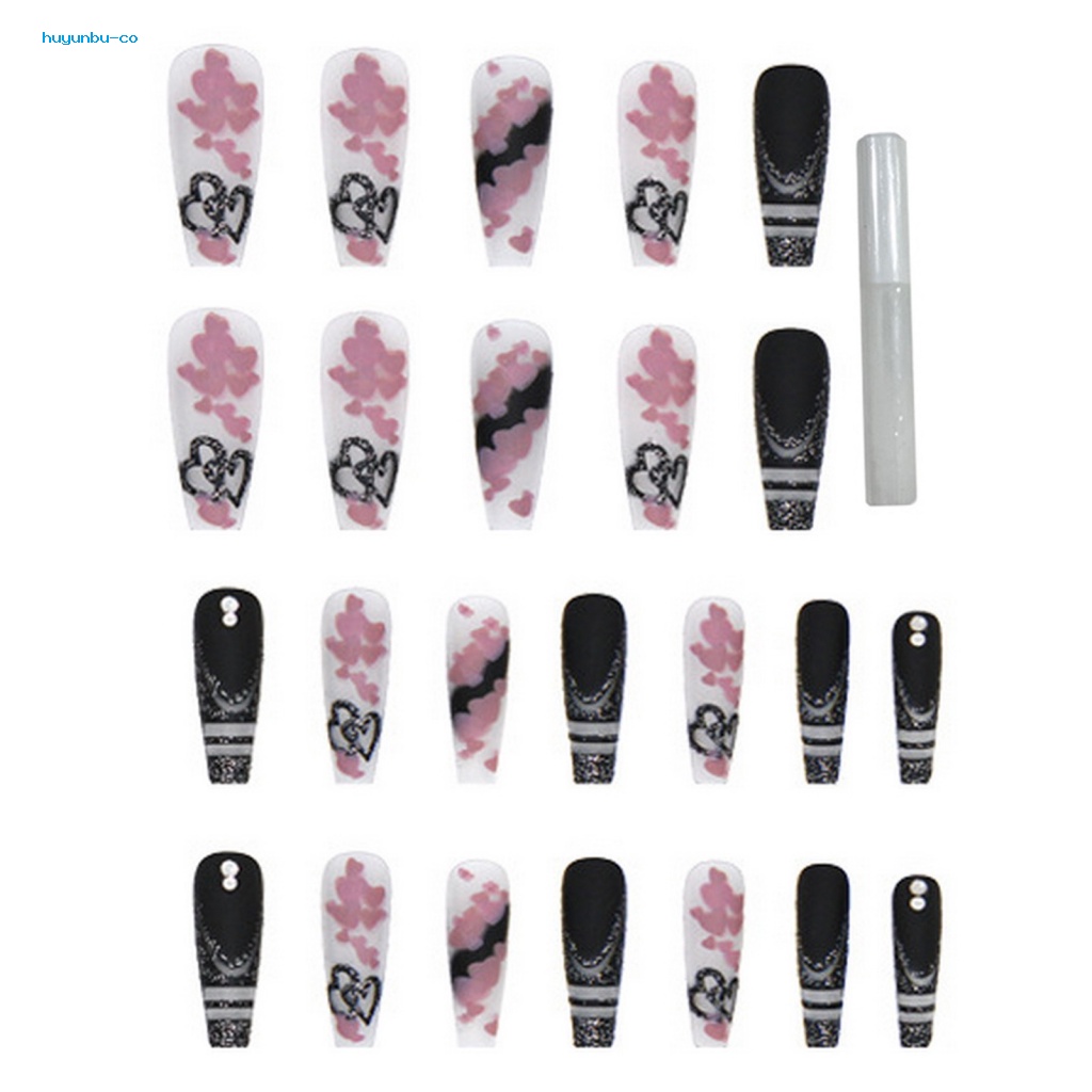 Huyunbu Móng Tay Giả Bằng abs Chất Lượng Cao Thoải Mái Cho Nữ