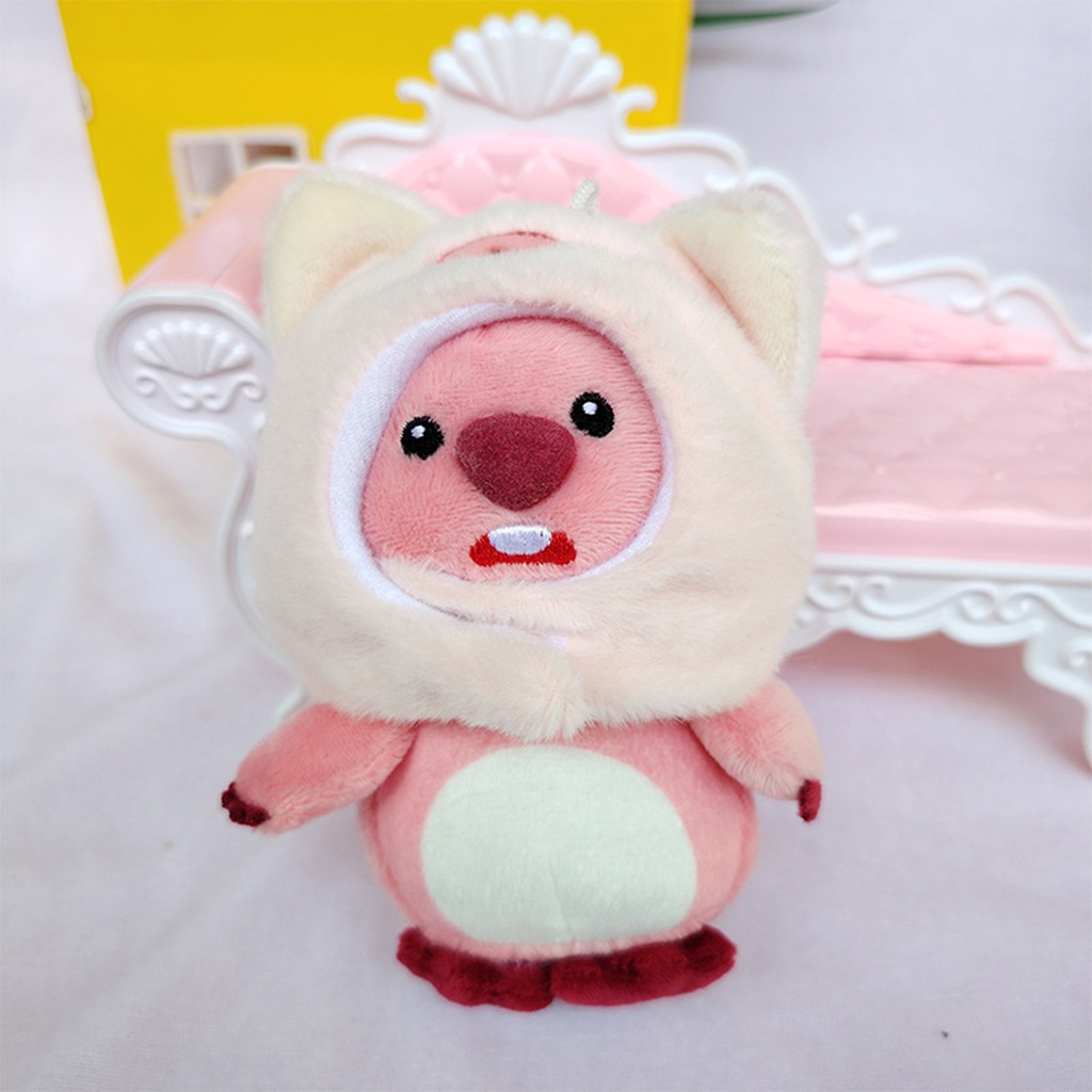 Búp Bê Nhồi Bông beaver Hoạt Hình Dễ Thương Trang Trí Xe Hơi