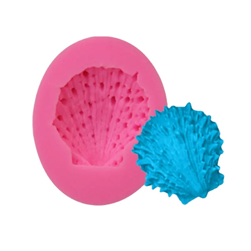 Hoạt Hình Khuôn Silicon Làm Bánh Kẹo Hình Vỏ Sò / Ốc Xà Cừ Xinh Xắn