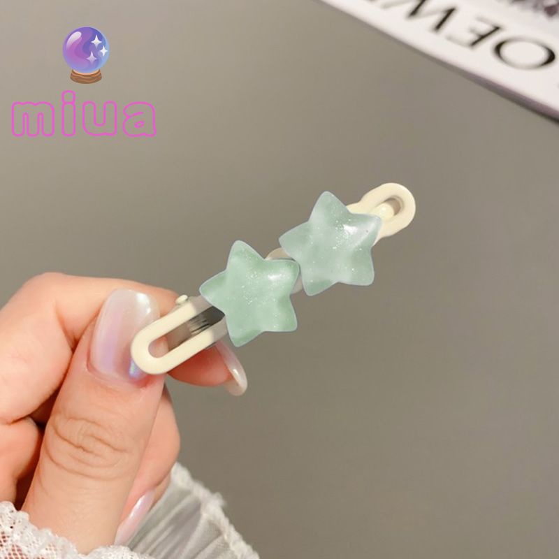 Miu🔮Kẹp Tóc Nữ Hình Ngôi Sao Ngọt Ngào Dễ Thương Y2K