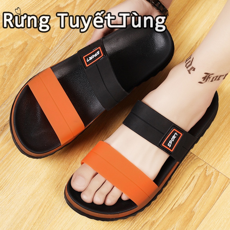 SHANMUSENLIN☘Mới Xăng đan Đế Mềm Chống Trượt Thoáng Khí Thời Trang Dành Cho Nam