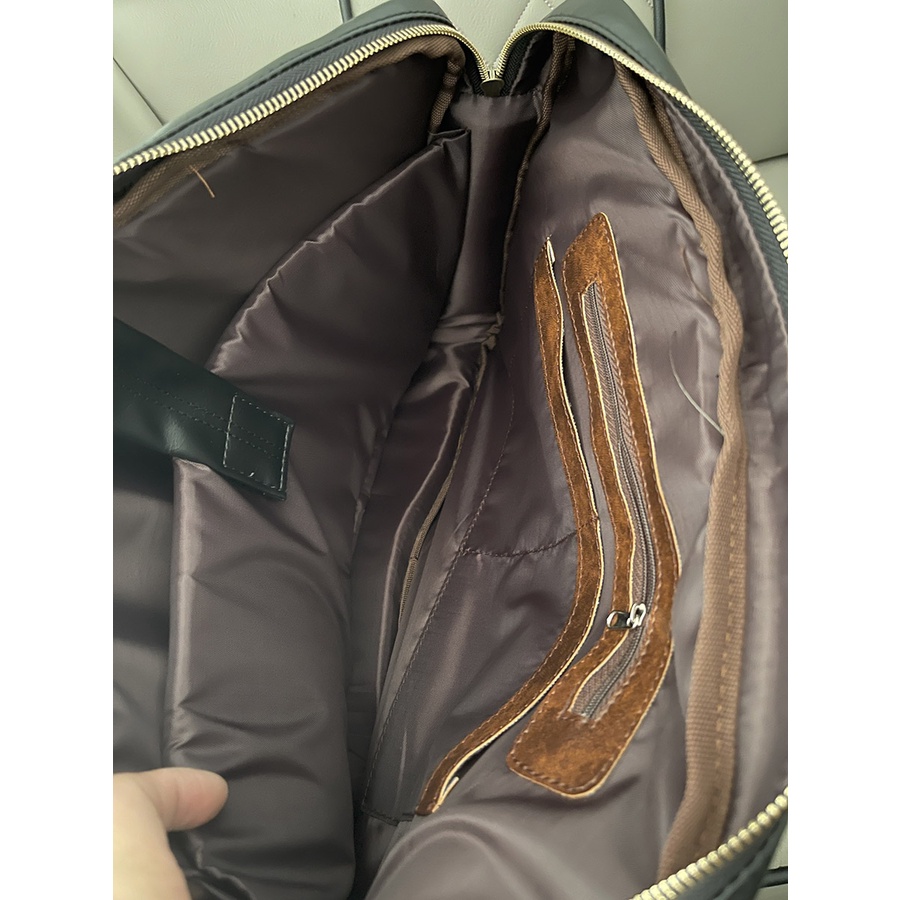 Túi da nam VĂN PHÒNG laptop 15 inch Men KDT01  Da WUAS phối da thật