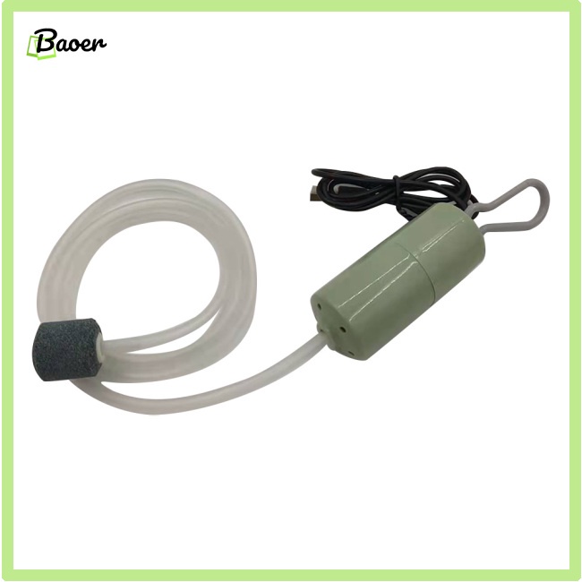 Máy Bơm Oxy mini 100% Chính Hãng Sạc usb Không Gây Tiếng Ồn Cho Bể Cá