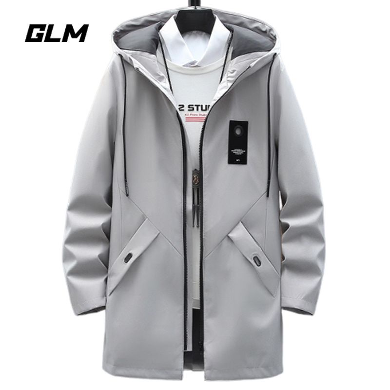 Áo Khoác Nam Dáng Dài Có Nón Thời Trang Thu Đông Mới Cỡ m-4xl