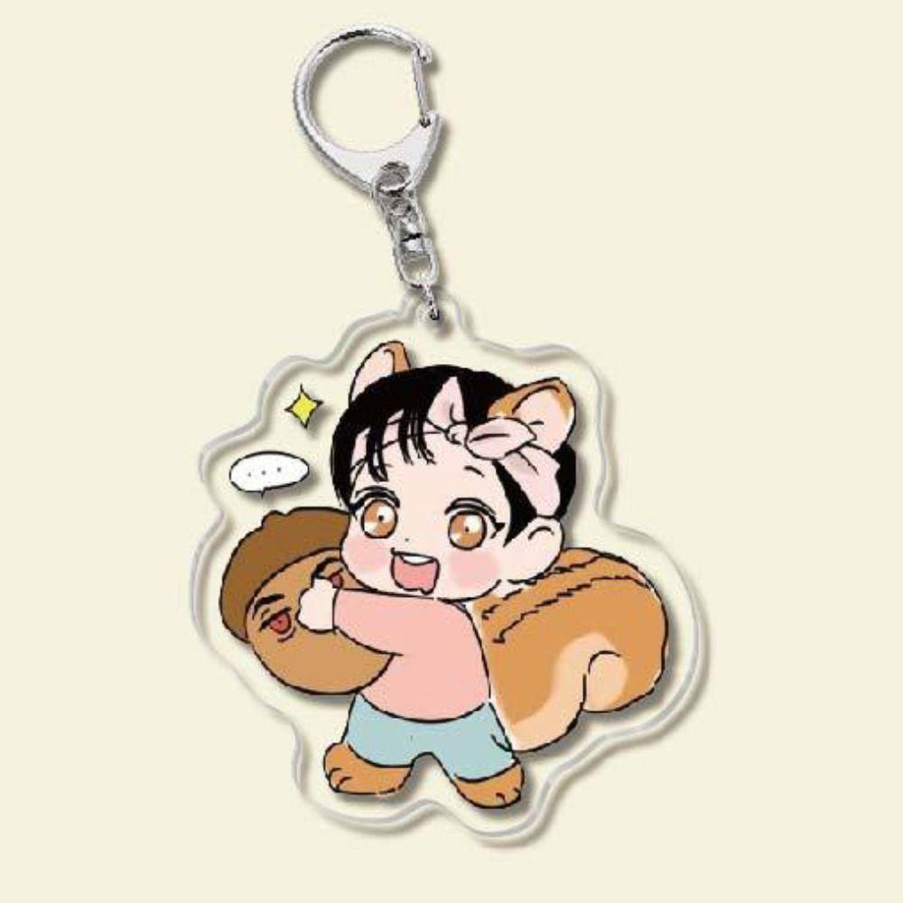 Mmluck Móc Khóa acrylic Hình Nhân Vật Hoạt Hình anime bl Mangaa Hàn Quốc bl Phụ Kiện Túi Xách