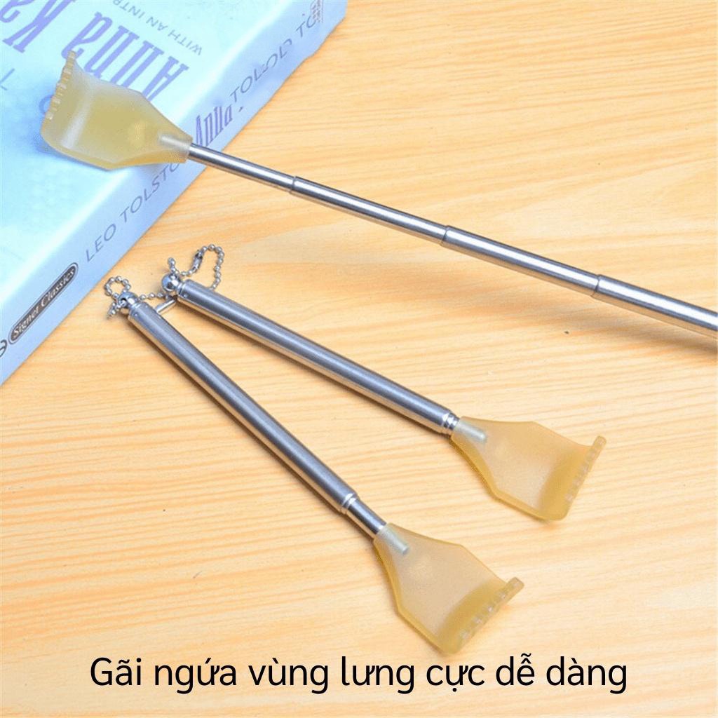 Cây Gãi Lưng Inox Cao Cấp Kéo Dài Rút Gọn Tiện Dụng Hình Bàn Tay