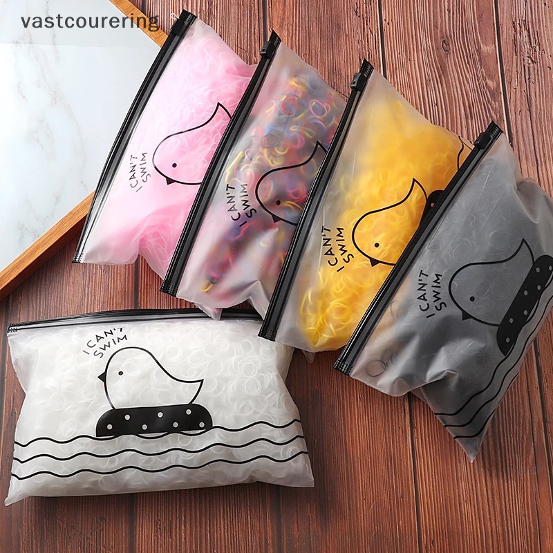 Set 1000 Dây Thun Buộc Tóc Nhiều Màu Sắc Dùng Một Lần Dành Cho Bé Gái