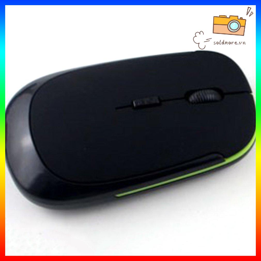 Chuột Không Dây Di Động PC Laptop Siêu Mỏng 1200 Dpi Mini Di Động Di Động