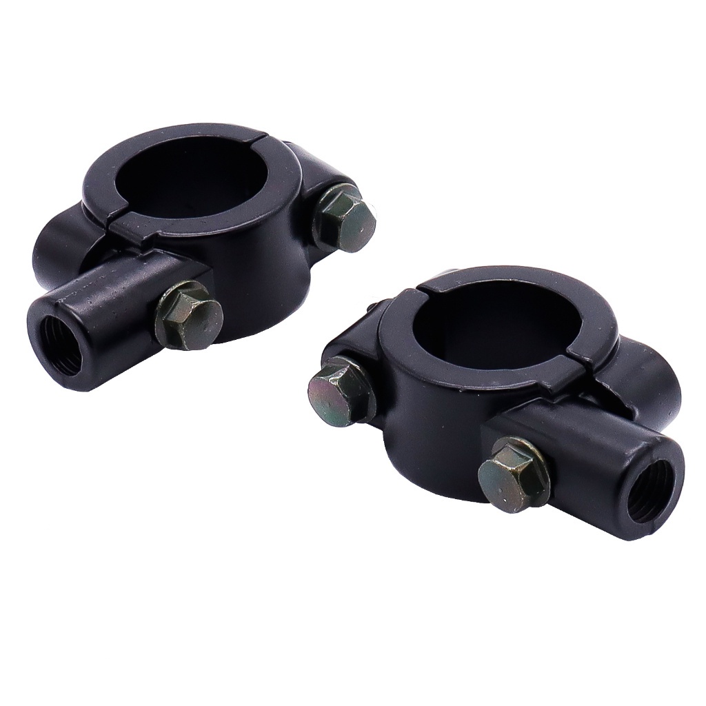 1 Bộ Giá Đỡ Gương Chiếu Hậu Bằng Nhôm Kích Thước 8mm 10mm Chuyên Dụng Cho Xe Máy / scooter atv