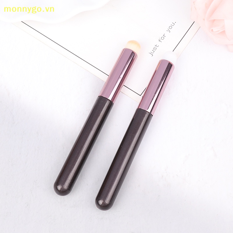 Monnygo Cọ Trang Điểm Môi mini Đầu Tròn Tự Nhiên Chuyên Nghiệp vn
