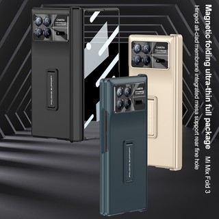 Ốp Điện Thoại pc Cứng Chống Sốc Mặt Nhám Kèm Kính Cường Lực Dành Cho xiaomi mi mix fold3 3 5g