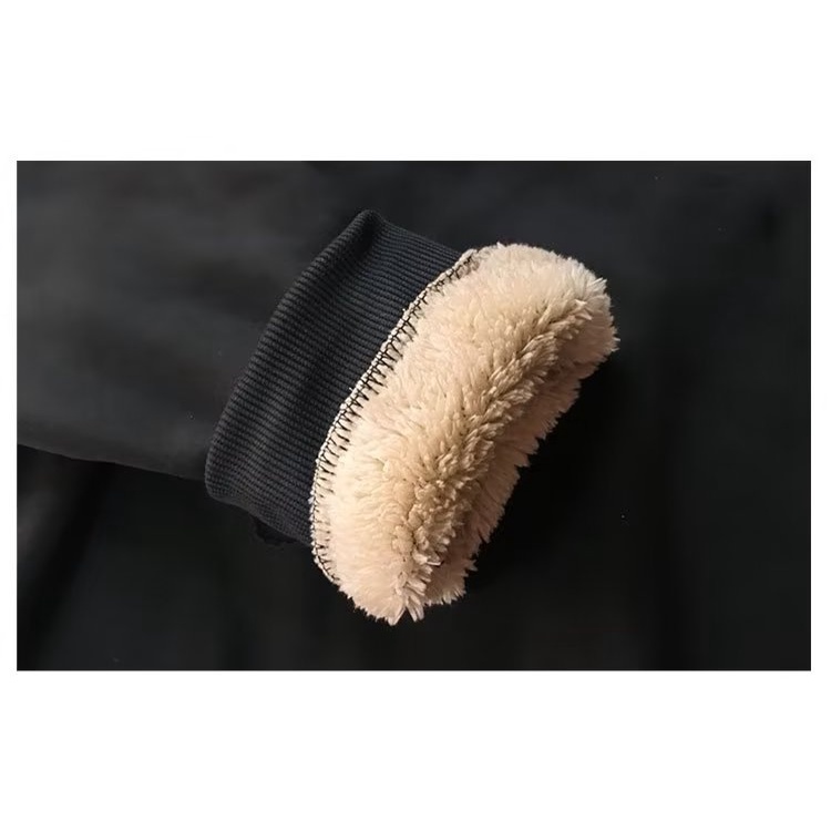 M-5XL Áo Giữ Nhiệt Nam Áo giữ nhiệt nỉ nam Áo Thun Tay Dài Màu Đen Lót Lông Dày Dặn Giữ Ấm Cơ Bản Cho Nam