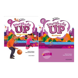 Sách - bộ 2 cuốn tiếng anh- everybody up 1 - 2nd edition