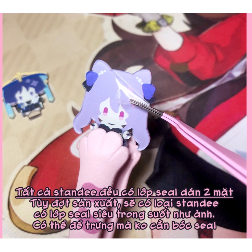 GACHA Standee Genshin Impact / Tượng mica MINI nhỏ nhắn dễ thương xinh xắn, trang trí bàn học, bàn làm việc _Đăng Hoàng