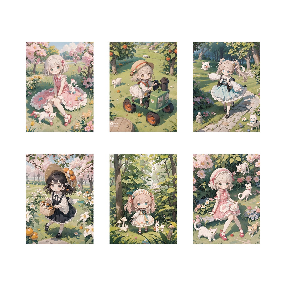 Bộ 60 Miếng Dán Hoạt Hình graffiti Trang Trí Mũ Bảo Hiểm / Bút Chì