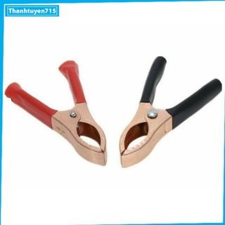 Đầu kẹp cá sấu 30a / cặp đầu kẹp ác quy 30a mạ đồng