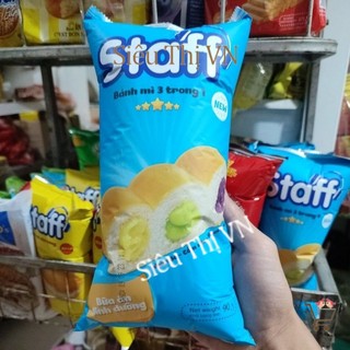 Bánh mì STAFF nhân Bơ-Cốm-Sữa, Chà bông