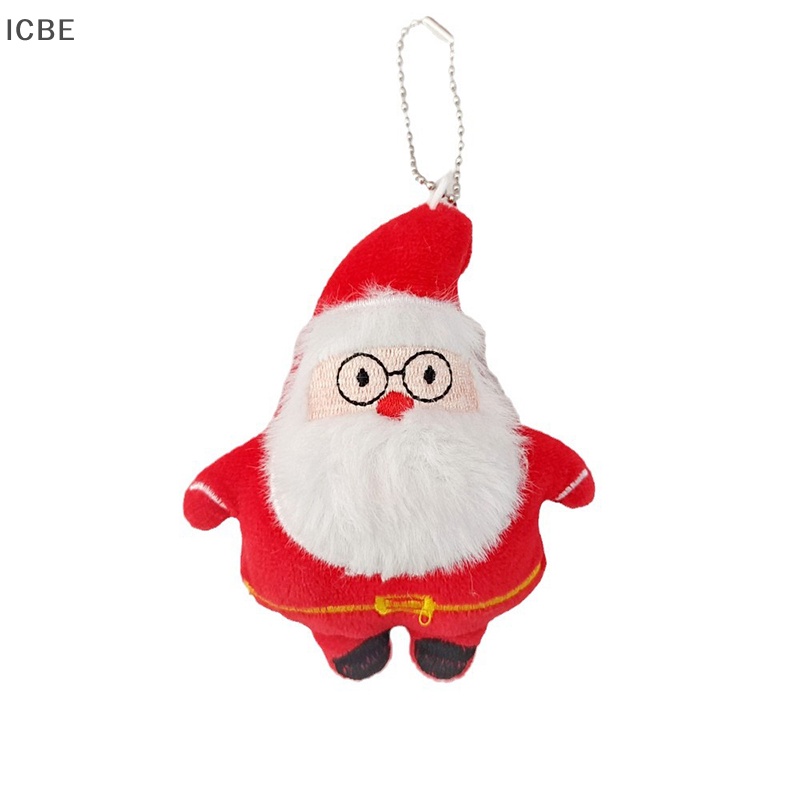 Ic Móc Khóa Hình Búp Bê Ông Già Noel Bánh Mì Gừng Bông Mềm Mại Trang Trí Ba Lô / Ô Tô vn
