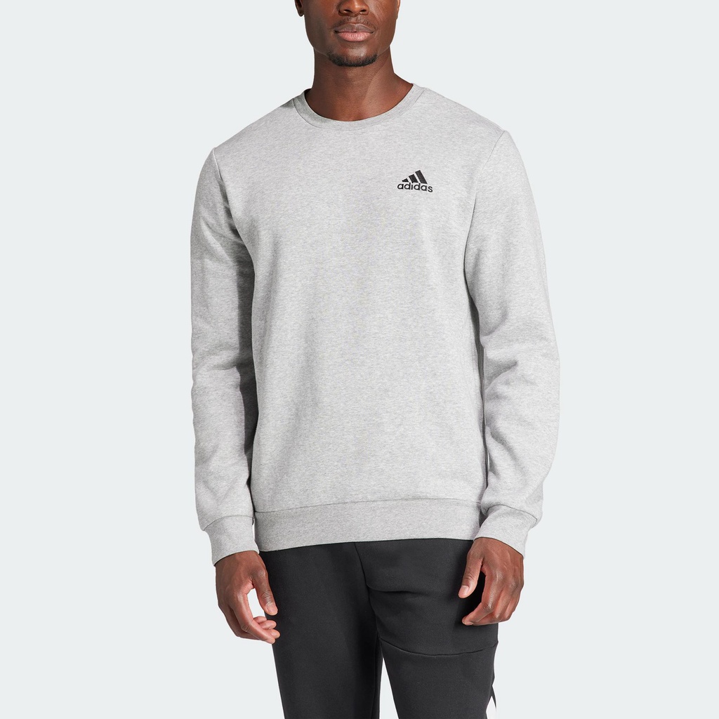 Adidas Phong cách sống Áo Sweatshirt Nỉ Essentials Nam Xám H12221