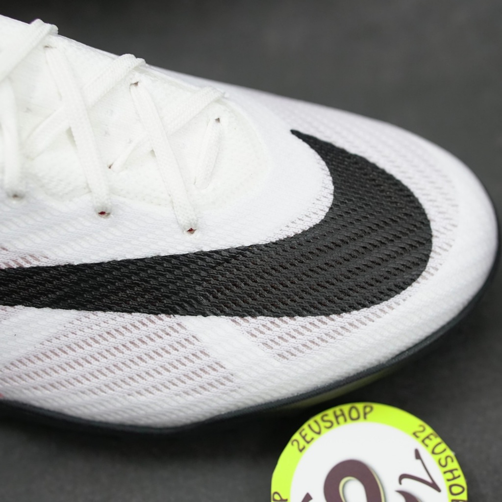 Giày bóng đá cao cổ Air Zoom Mer Superfly 9 Elite Trắng Đỏ, giày đá banh cỏ nhân tạo nam đã khâu đế - 2EVSHOP