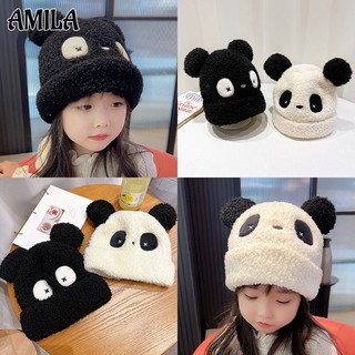 Mũ len hình gấu trúc dễ thương cho bé