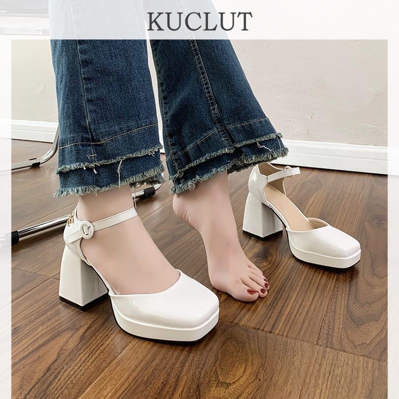 KUCLUT Giày cao gót giày sandal nữ dép đế cao đi biển Thoải Mái Xinh Xắn 2023NEW Tự tin Lịch sự Thể thao và thời trang Phối màu tinh tế FLF23B00LH 48Z231130