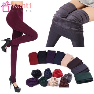 Quần legging lông cừu ấm áp co giãn tốt kent1 cho mùa đông