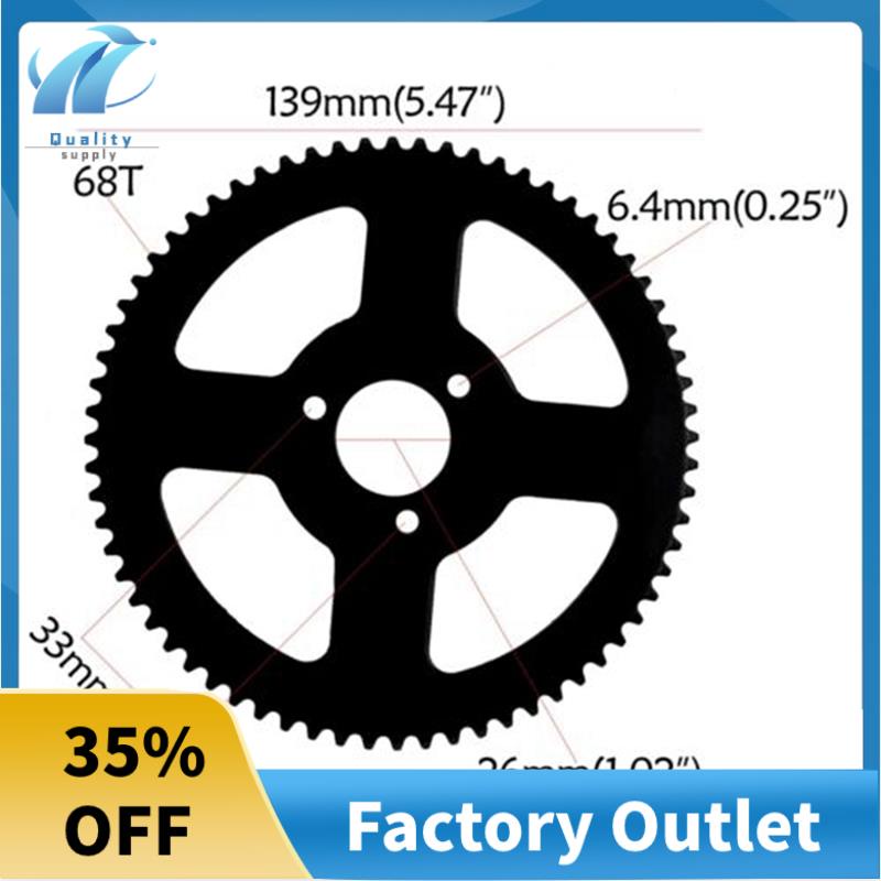 Bộ Xích 25h 136 + 68t Nhông Xích 2 Thì 47cc 49cc Thay Thế Cho Xe Đạp Địa Hình