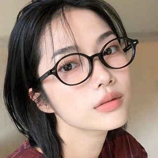 Oval Kính Mát Gọng Nhỏ Trong Suốt Phong Cách retro Thời Trang Cho Nữ