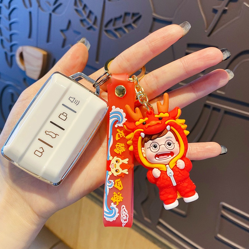 Hoạt Hình Móc Khóa Hình Rồng Con Xinh Xắn